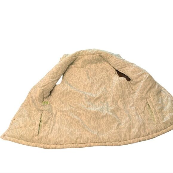 FOX Puffy Vest Light Green Snap Closure - Picture 4 of 10